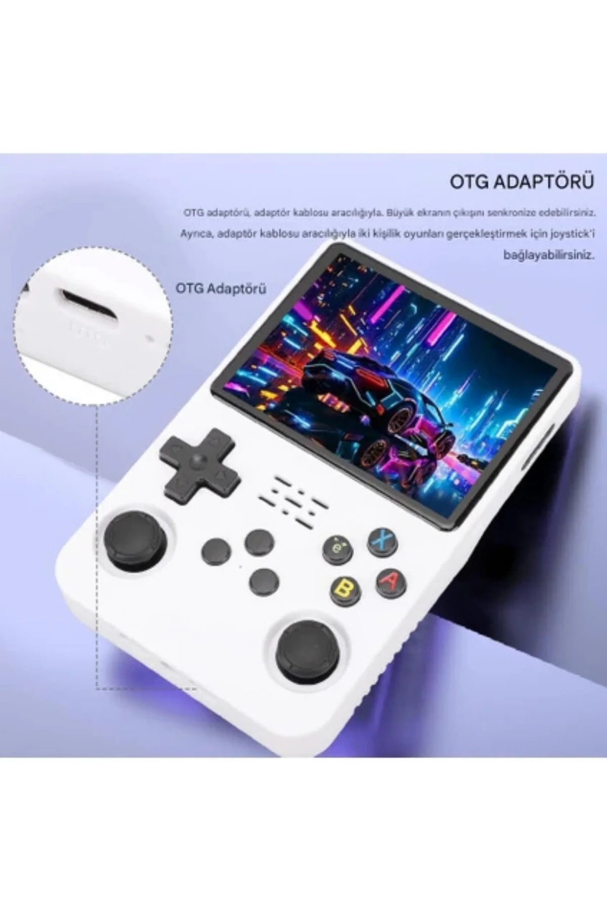 Taşınabilir Retro Oyun Konsolu - 3.5" IPS Ekran, 21.000 Oyun ve ArkOS İşletim Sistemi