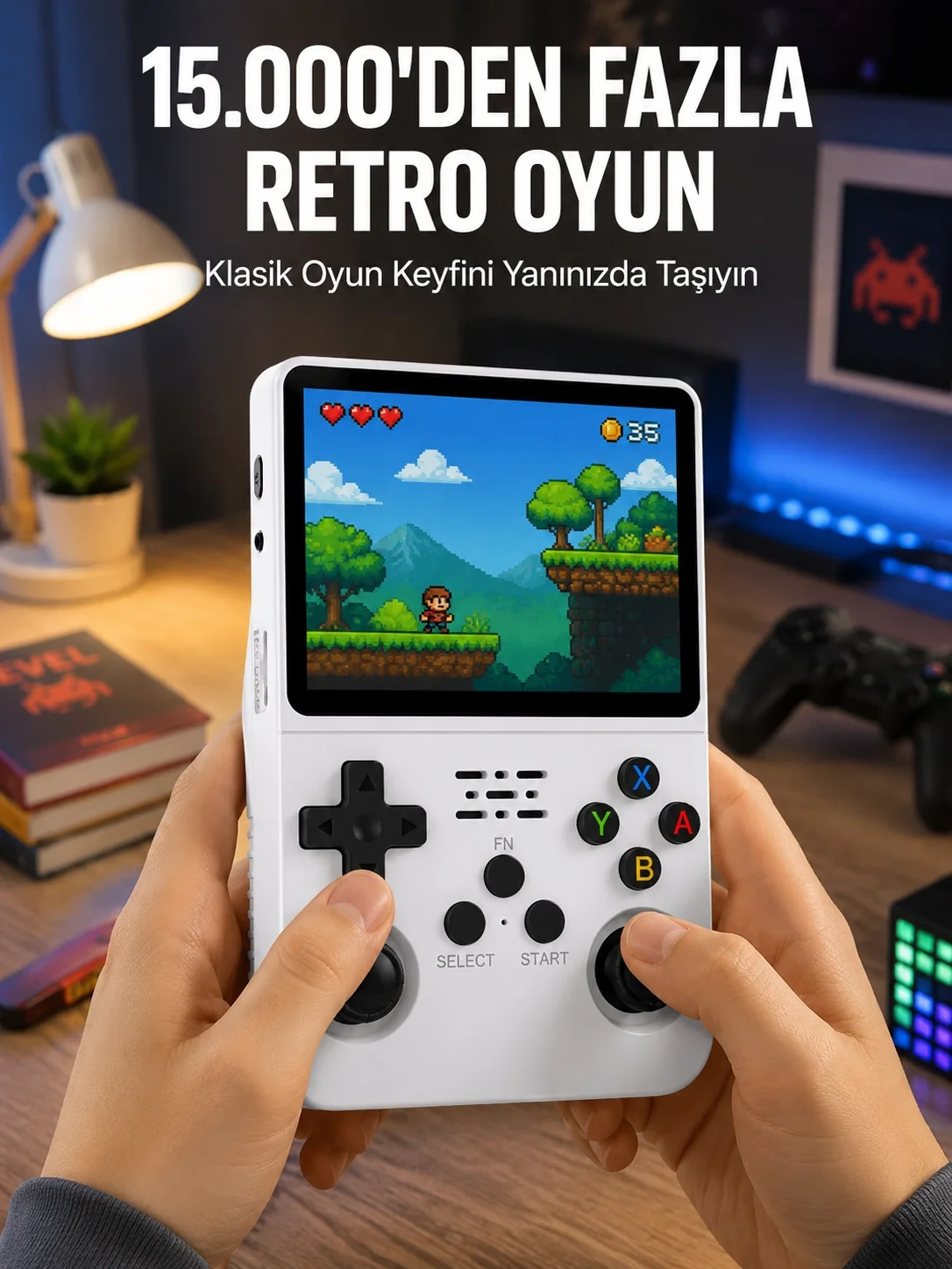 Taşınabilir Retro Oyun Konsolu Geniş Ekran ve Çoklu Emülatör Desteği Yeni Nesil Fiyatı, Yorumları ve Özellikleri