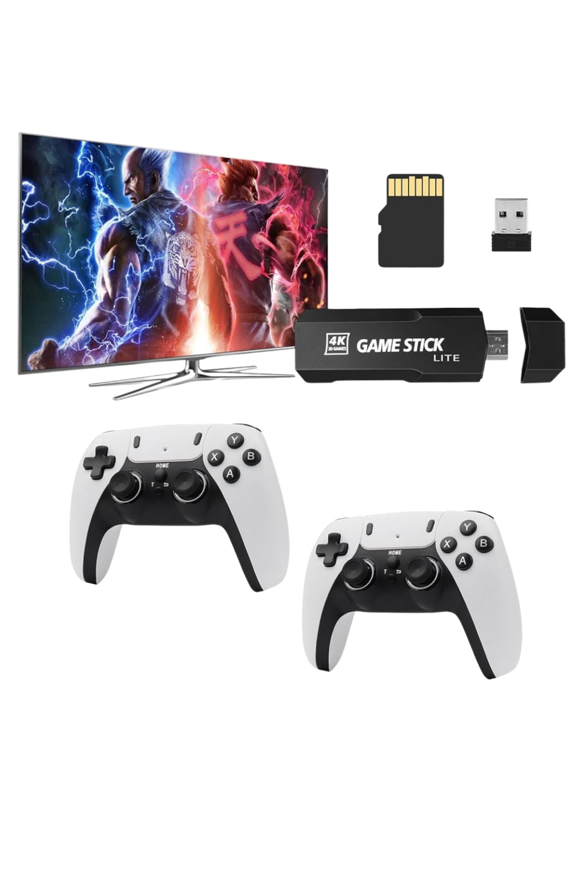 Taşınabilir Retro Oyun Çubuğu Kablosuz Oyun Kolu Seti - Lisinya