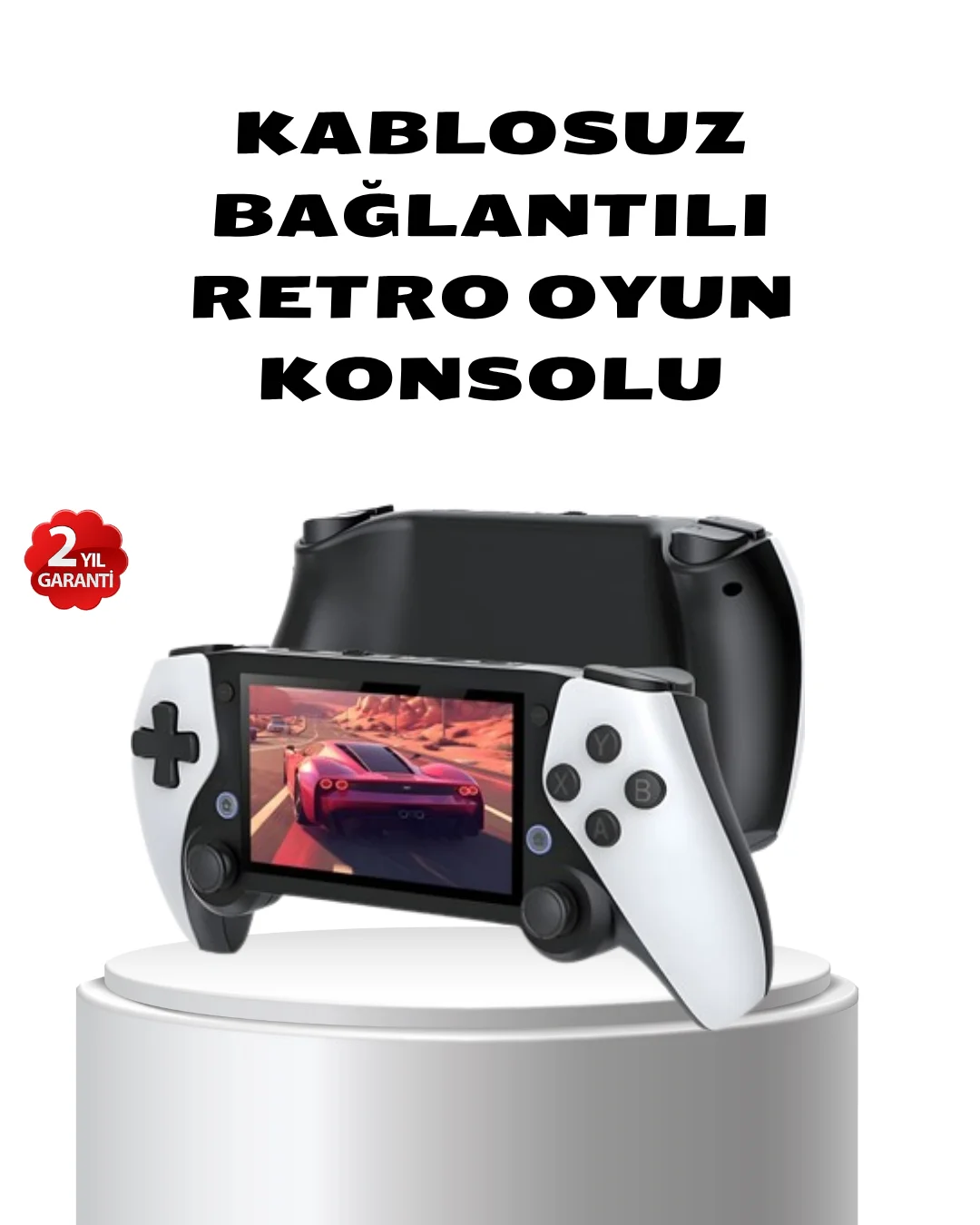 Taşınabilir Retro Oyun Konsolu – 4.3 İnç Ekran, 64 GB Hafıza ve K