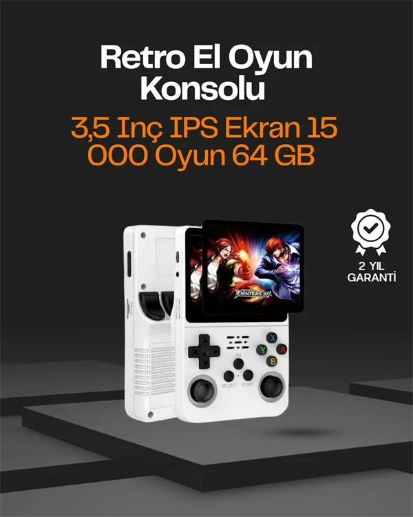 Taşınabilir Retro Oyun Konsolu – 15.000 Oyun, 64 GB Depolama, IPS Ekran Fiyatı, Yorumları ve Özellikleri