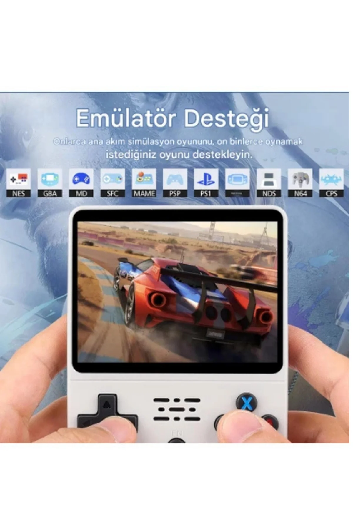 Taşınabilir Retro Oyun Konsolu - 3.5" IPS Ekran, 21.000 Oyun ve ArkOS İşletim Sistemi