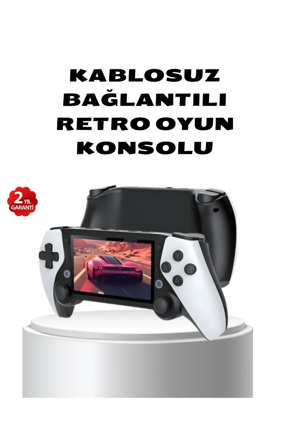 Taşınabilir Retro Oyun Konsolu – 4.3 İnç Ekran 64 GB Hafıza ve Kl