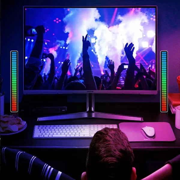 Taşınabilir RGB Led Işıklı Ekolayzer Çubuk