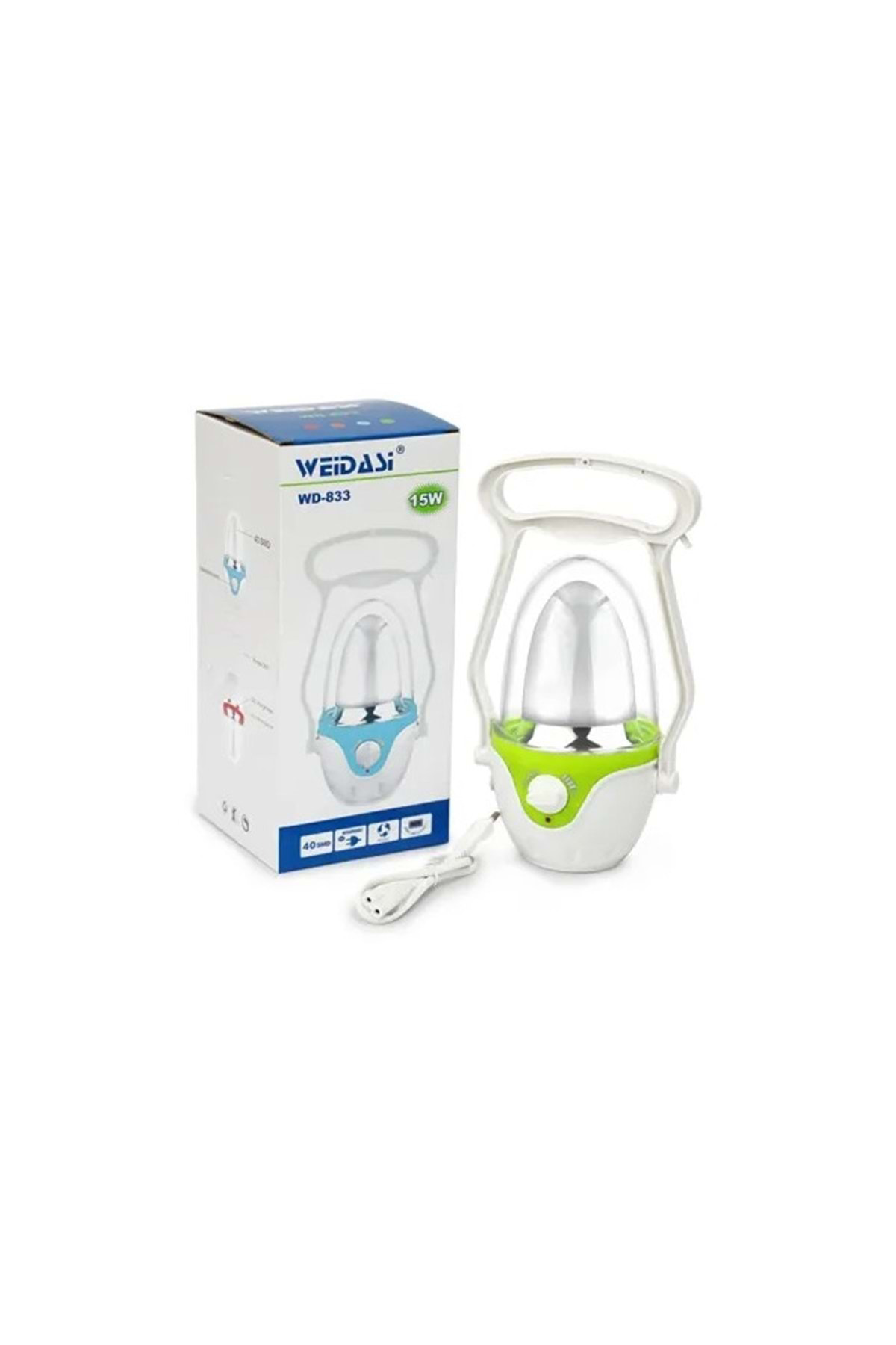 Taşınabilir Şarj Edilebilir Ayarlanabilir 40 Ledli 15 Watt LED Ka
