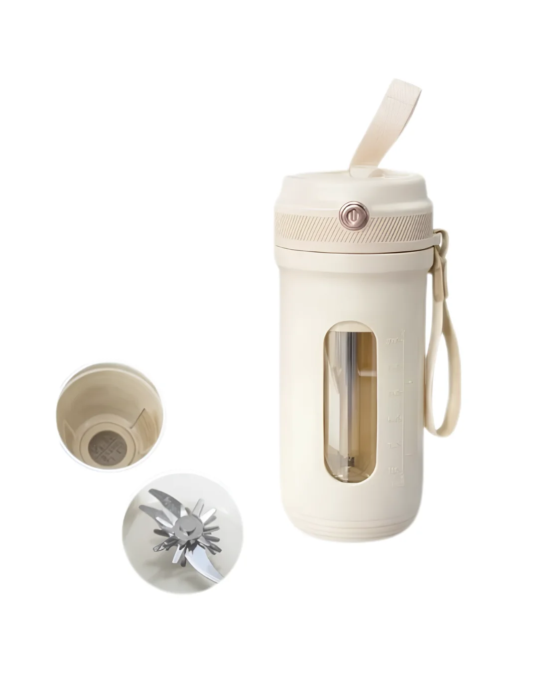 Taşınabilir Şarjlı Blender Smoothie ve Buz Kırıcı Özellikli 350 ML