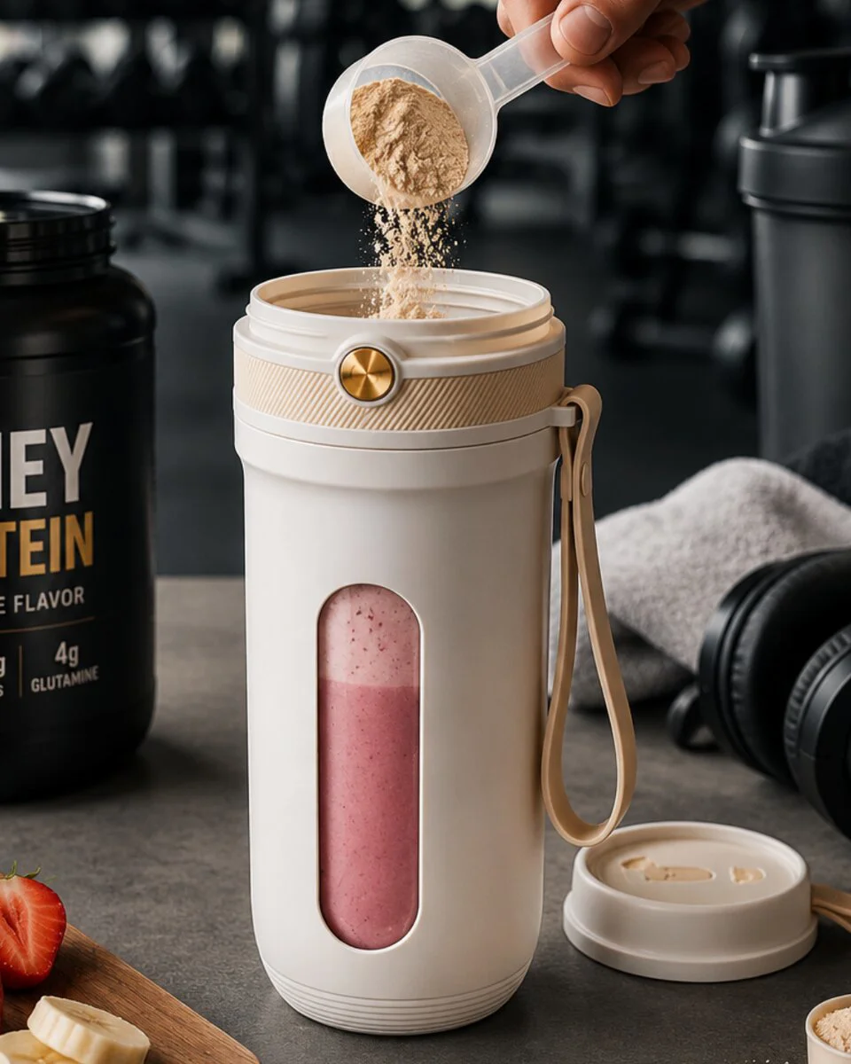 Taşınabilir Şarjlı Blender Smoothie ve Buz Kırıcı Özellikli 350 ML