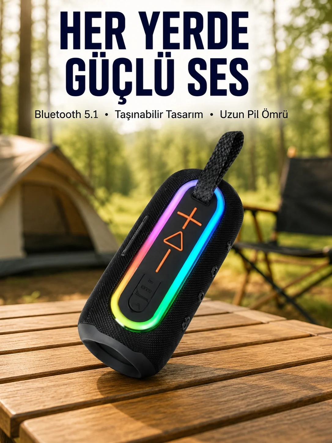 Taşınabilir Şarjlı Bluetooth Hoparlör Güçlü Bas Yeni Nesil Fiyatı, Yorumları ve Özellikleri