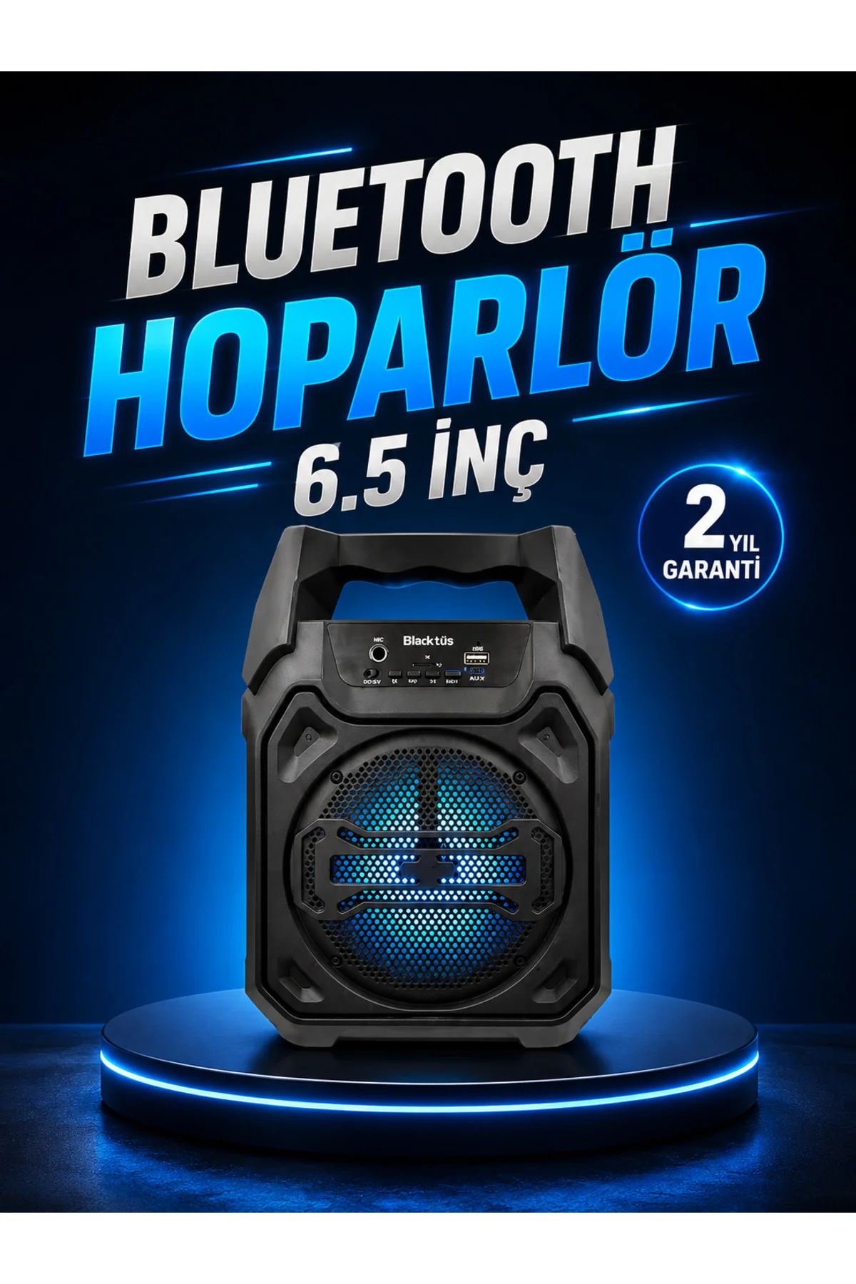 Taşınabilir Şarjlı Hoparlör – Bluetooth, TWS ve Uzun Pil Ömrü