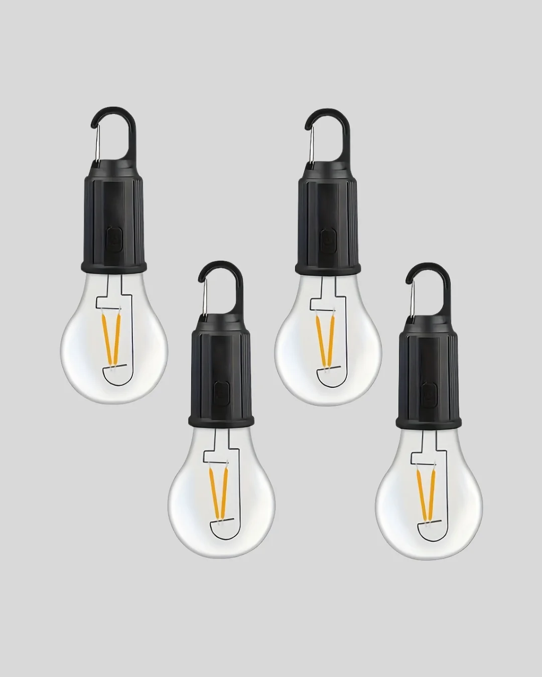 Taşınabilir Şarjlı LED Kamp Lambası – Type-C Girişli ve Kancalı Tasarım