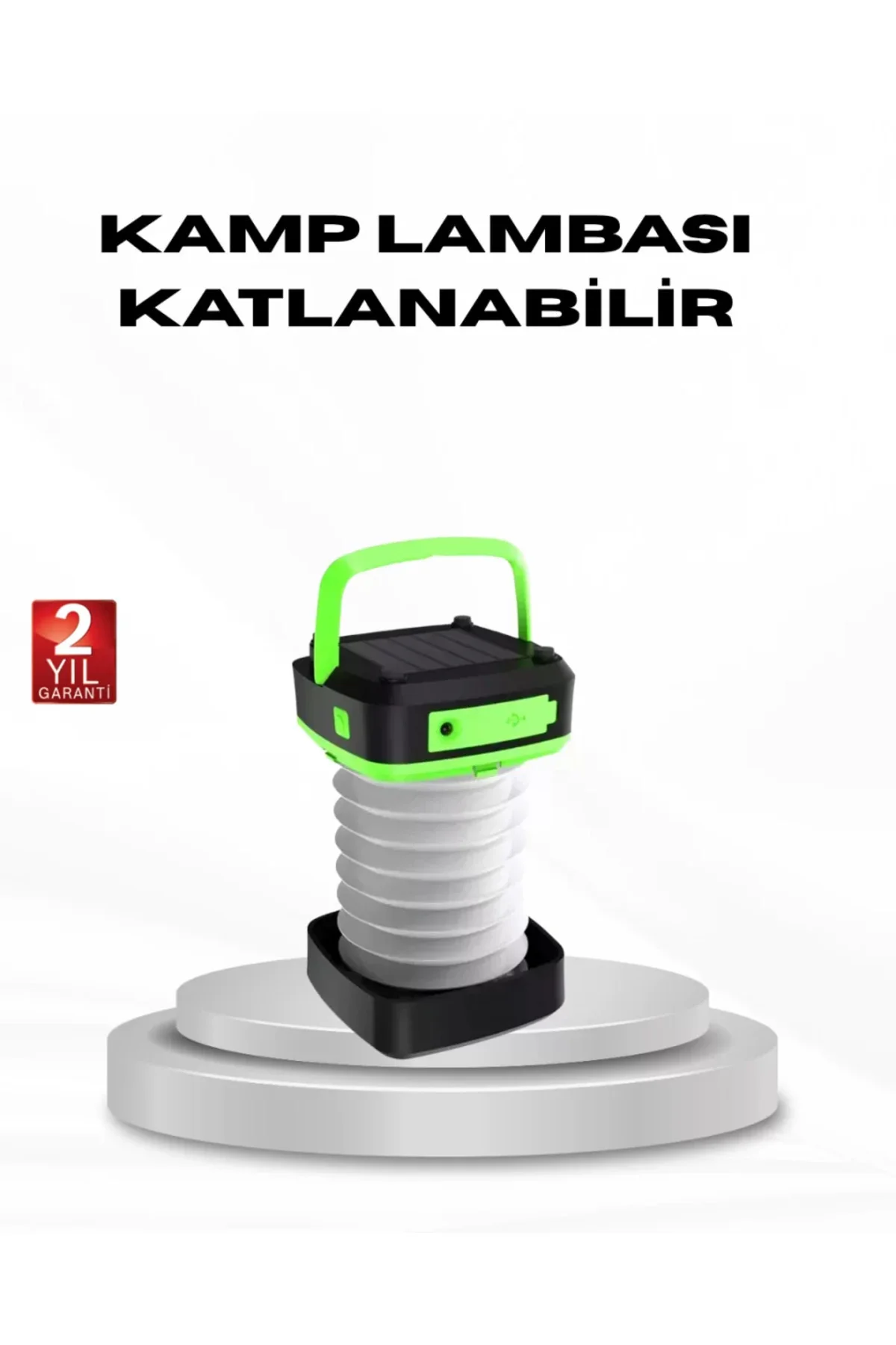Taşınabilir Şarjlı LED Lamba – Dokunmatik Kontrol, Üç Kademeli Iş