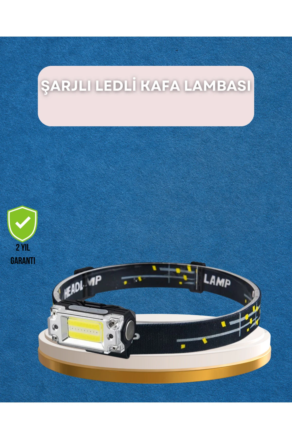 Taşınabilir Şarjlı LED Fener XPE95LM COB120LM Manyetik Gövde