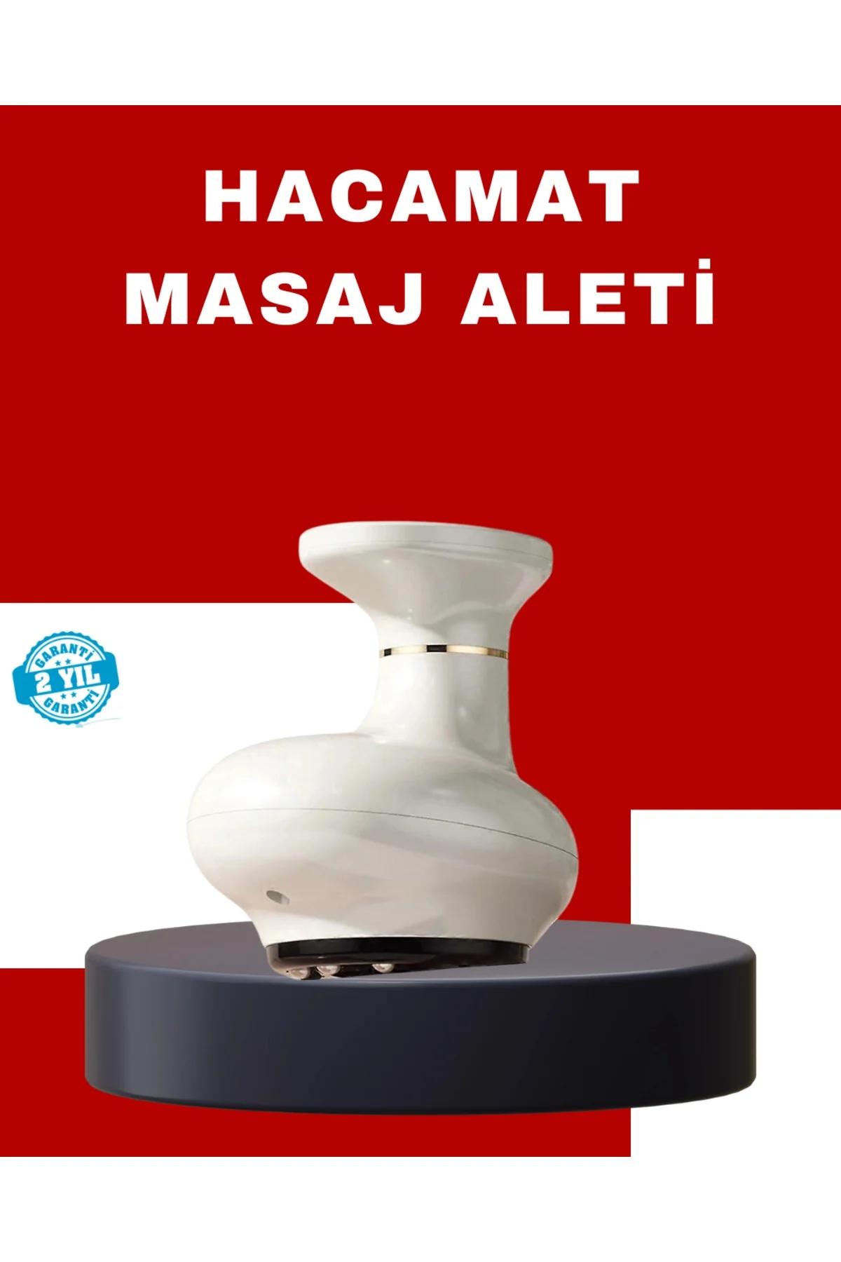 Taşınabilir Şarjlı Masaj Cihazı Kupa Terapisi Sıcak Masaj