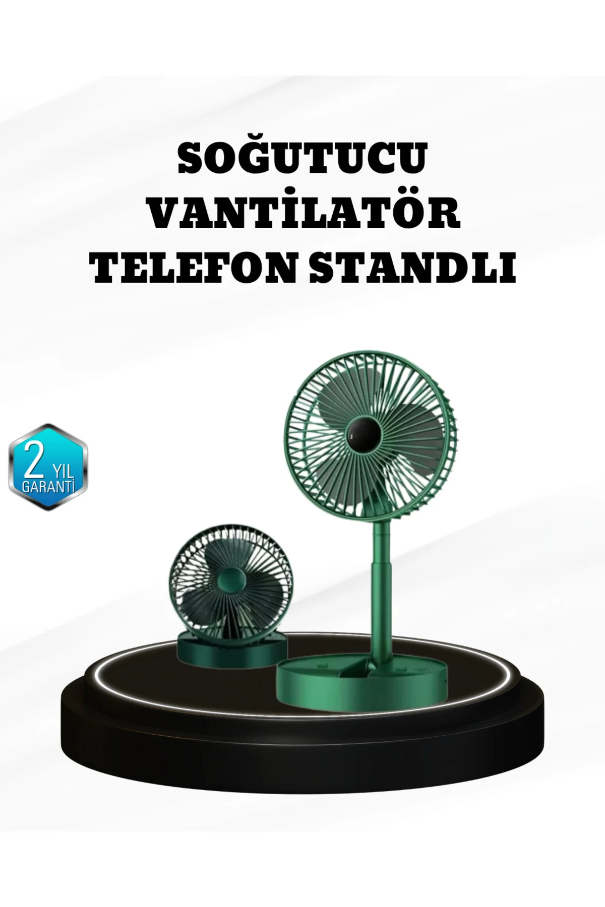 Taşınabilir Şarjlı Mini Fan – Katlanabilir Gövde, 3 Hız Kademesi