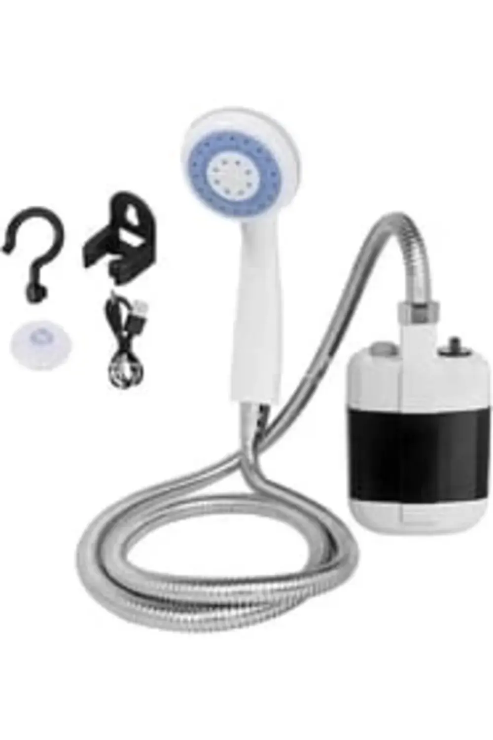 Taşınabilir Şarjlı Seyyar Duş Seti ( Pompa - Hortum - Duş Başlığı