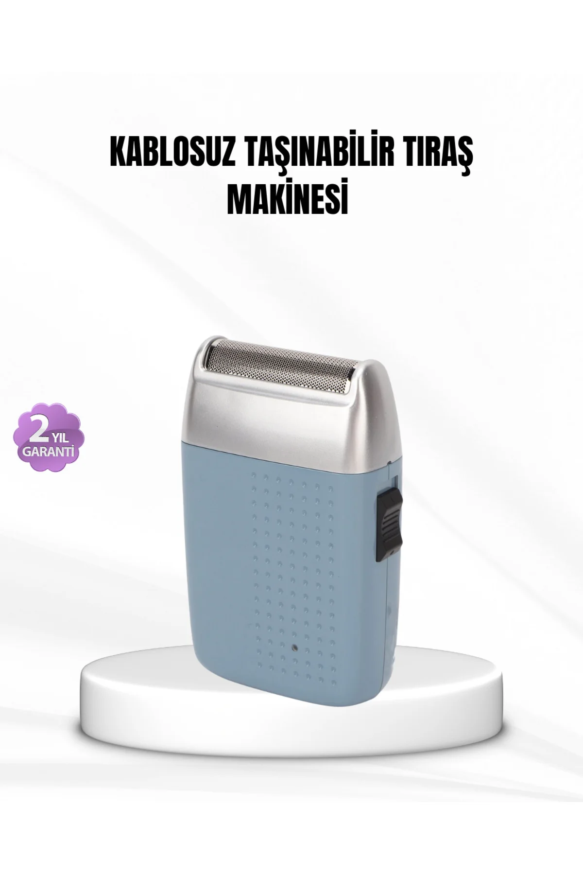 Taşınabilir Şarjlı Tıraş Makinesi – Kuru Kullanım, Özel Sakal Baş