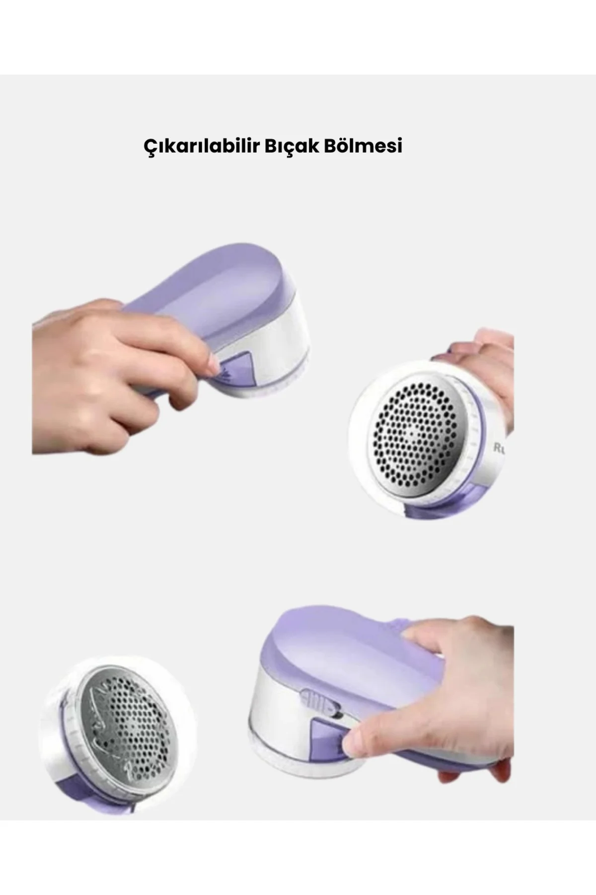 Taşınabilir Şarjlı Tiftik Toplayıcı - Çıkarılabilir Hazneli Anti-