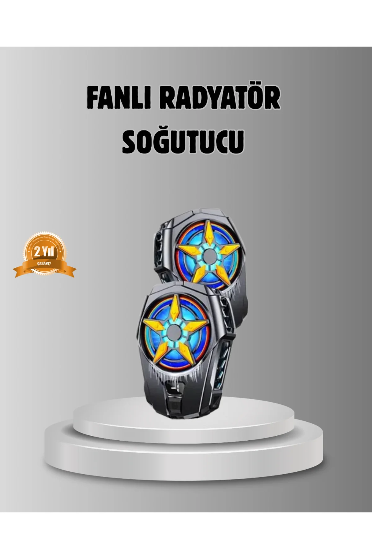 Taşınabilir Şarjlı Telefon Soğutucu – Sessiz Fan Motoru ile Yükse