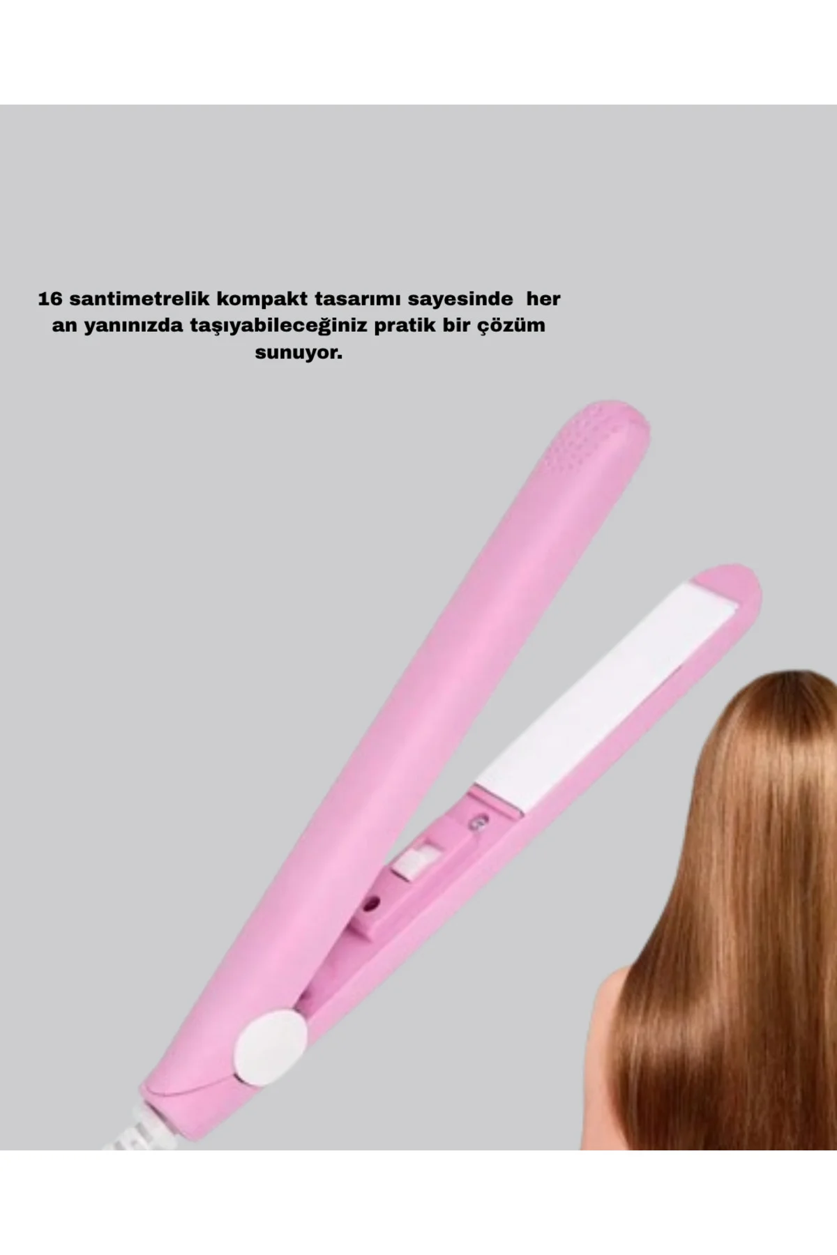 Taşınabilir Seramik Kaplama Mini Saç Düzleştirici – Seyahat ve Gü