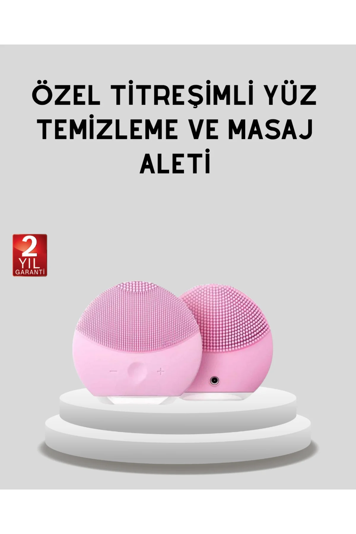 Taşınabilir Silikon Masaj Aleti – Derin Temizlik, Yüz ve El Kulla