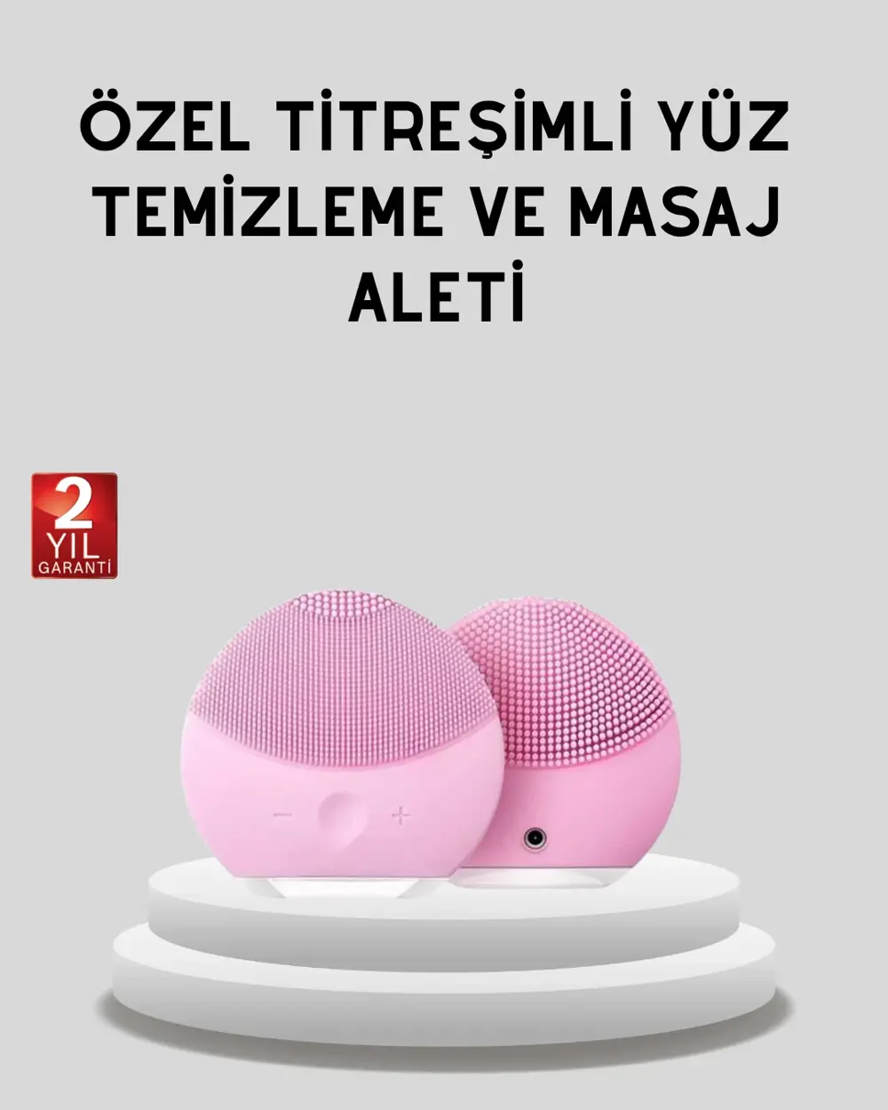 Taşınabilir Silikon Masaj Aleti – Derin Temizlik, Yüz ve El Kulla