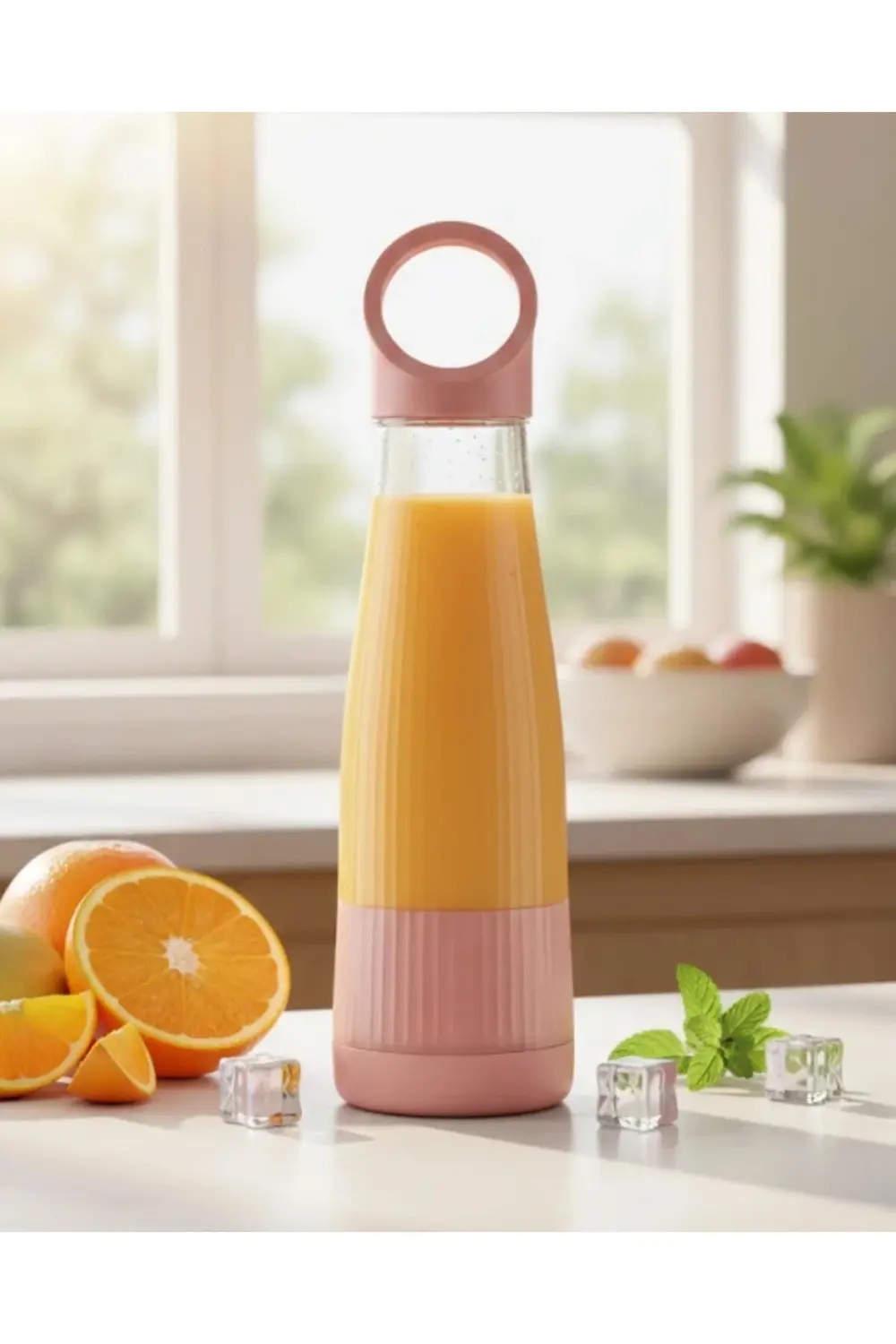 Taşınabilir Smoothie Blender 400 Ml Usb Şarjlı