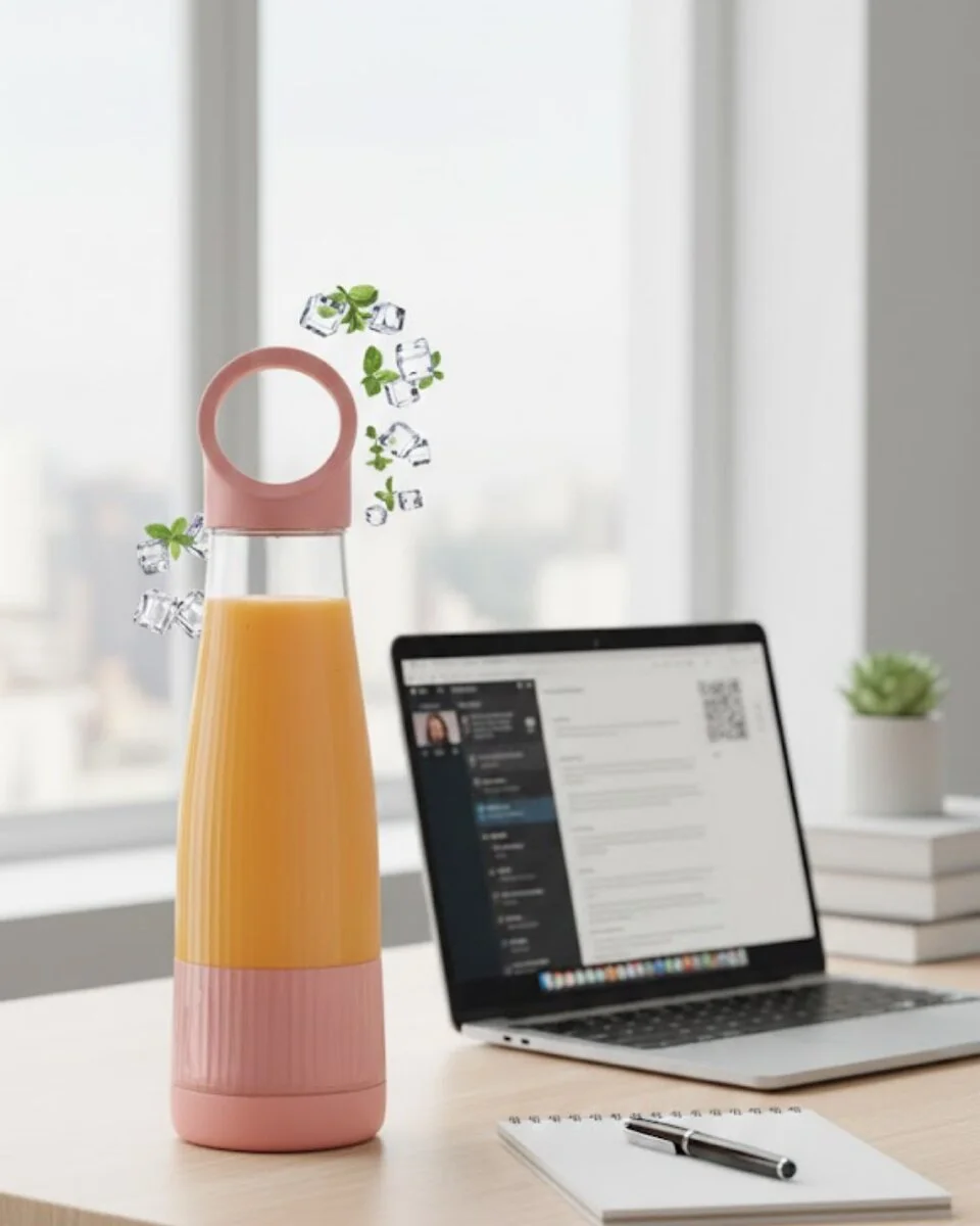 Taşınabilir Smoothie Blender - Ev Ofis ve Seyahat İçin Pratik Sağlık Çözümü