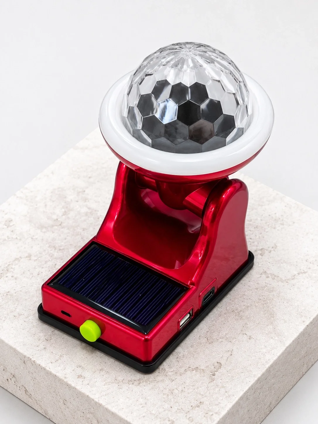 Taşınabilir Solar LED Parti Lambası USB Şarjlı Renkli Dekoratif Aydınlatma