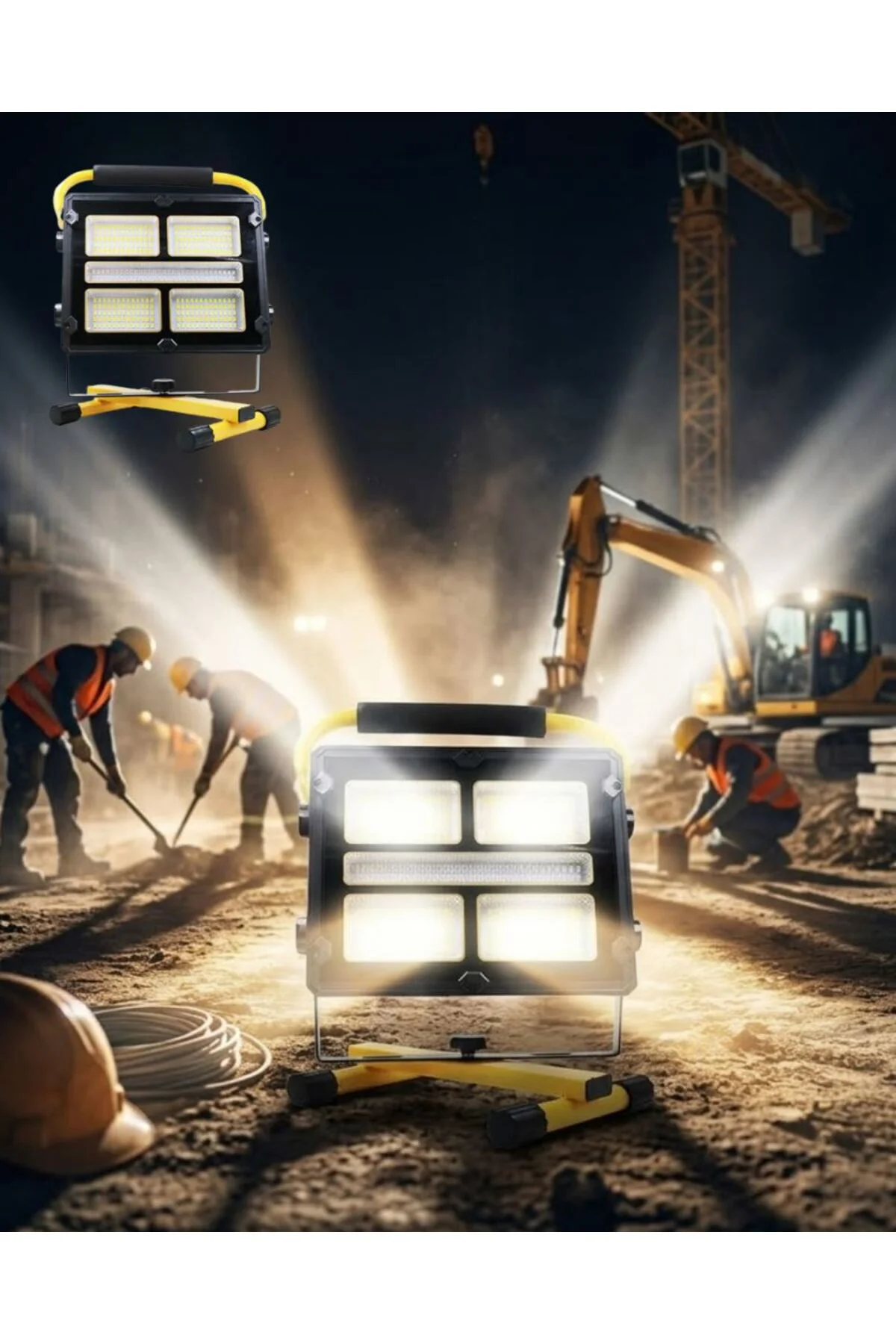 Taşınabilir Solar Şarjlı LED Kamp Feneri 400 LED Süper Parlak Çok