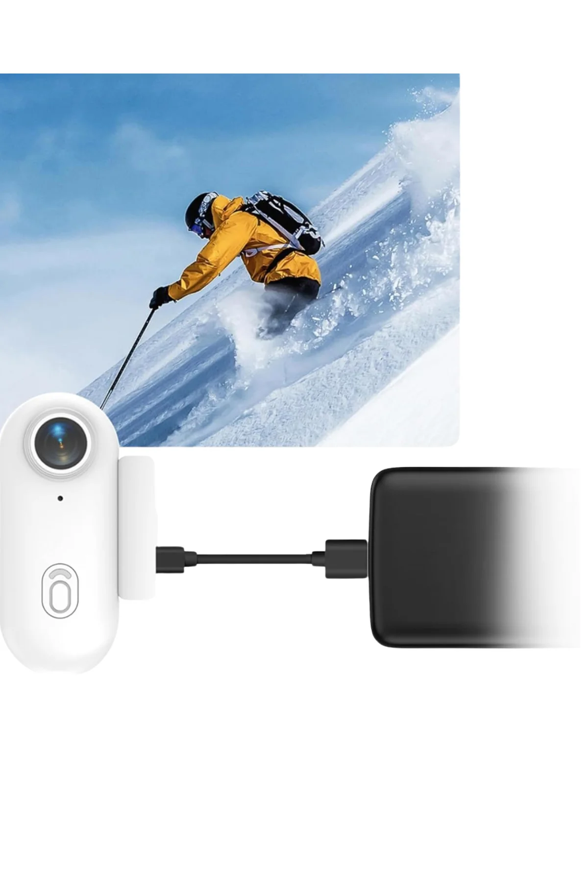 Taşınabilir Spor Kamera 1080P Full HD WiFi Canlı İzleme ve Loop Kayıt Özellikli