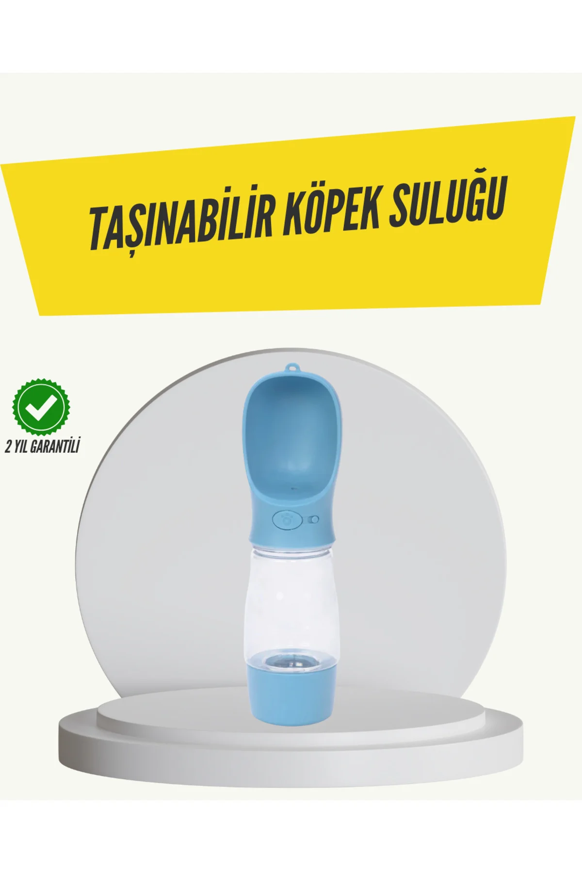 Taşınabilir Su Tasarruflu Köpek ve Kedi Su Şişesi Tek Elle Kullan