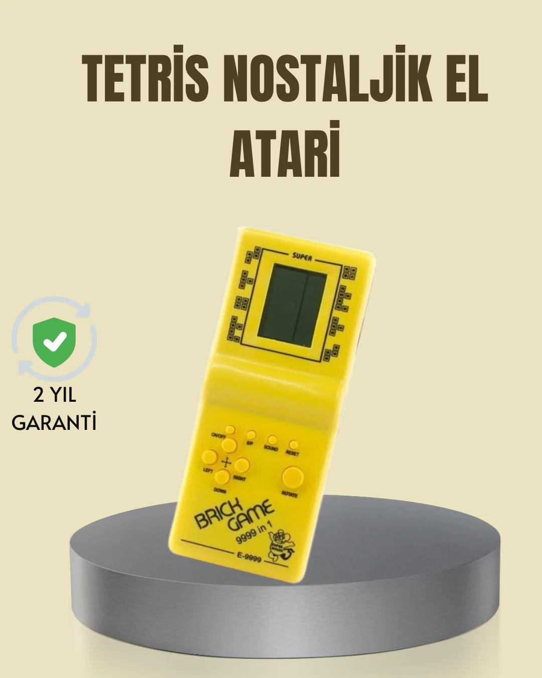 Taşınabilir Tetris Oyunu El Konsolu – Dayanıklı Plastik, Pil ile Çalışan Retro Oyun Aleti Taşınabilir Tetris Oyunu El Konsolu – Dayanıklı Plastik, Pil ile Çalışan Retro Oyun Aleti