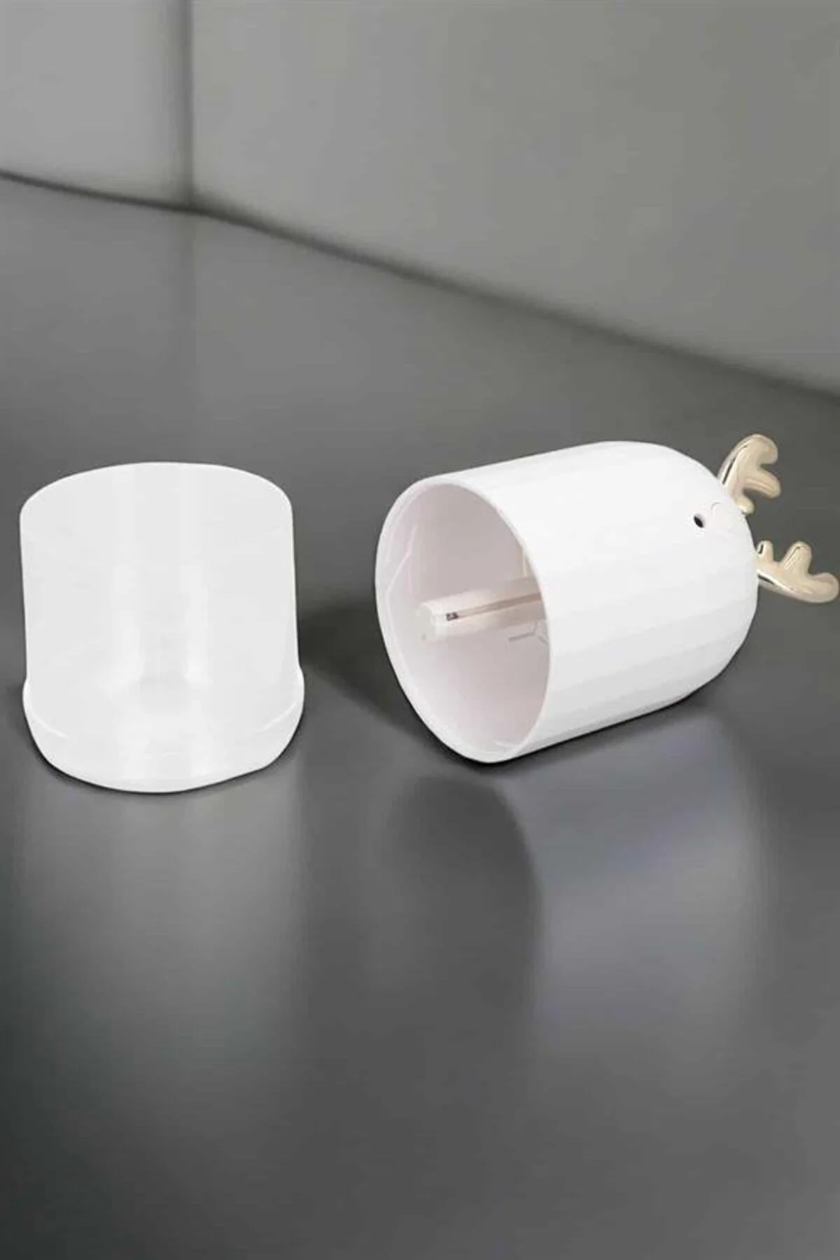 Taşınabilir USB Mini Nemlendirici – LED Aydınlatmalı, Çift Püskür