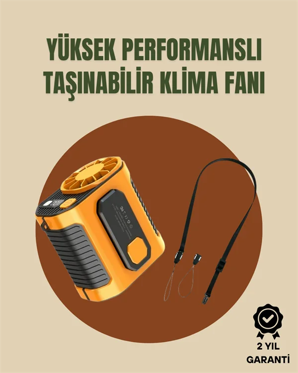 Taşınabilir USB Şarjlı Turbo Fan – 3 Modlu Soğutma, Hafif & Kompa
