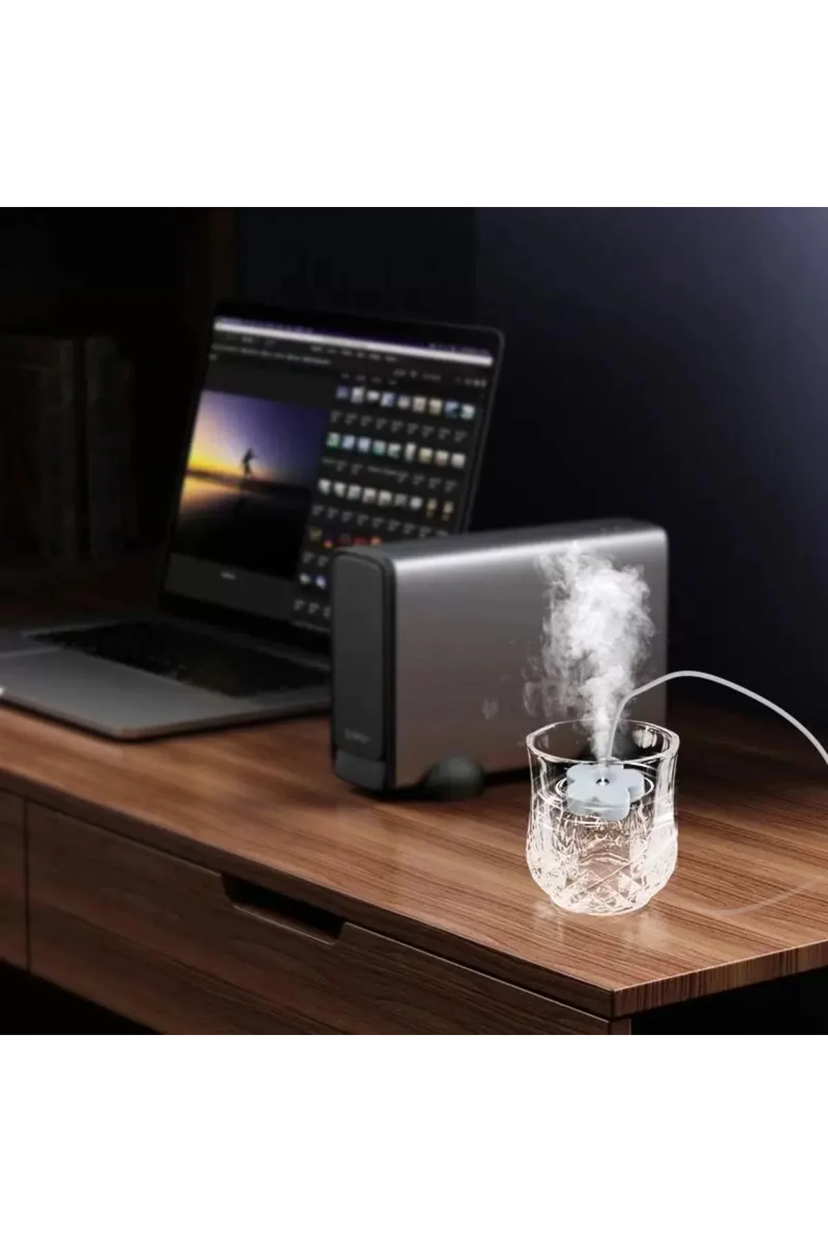 Taşınabilir Usb Şarjlı Mini Hava Nemlendirici Her Yerde Taze Ve N