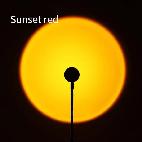 Taşınabilir USB Sunset Gün Batımı Ambiyans Işığı Lamba - Gece Lam