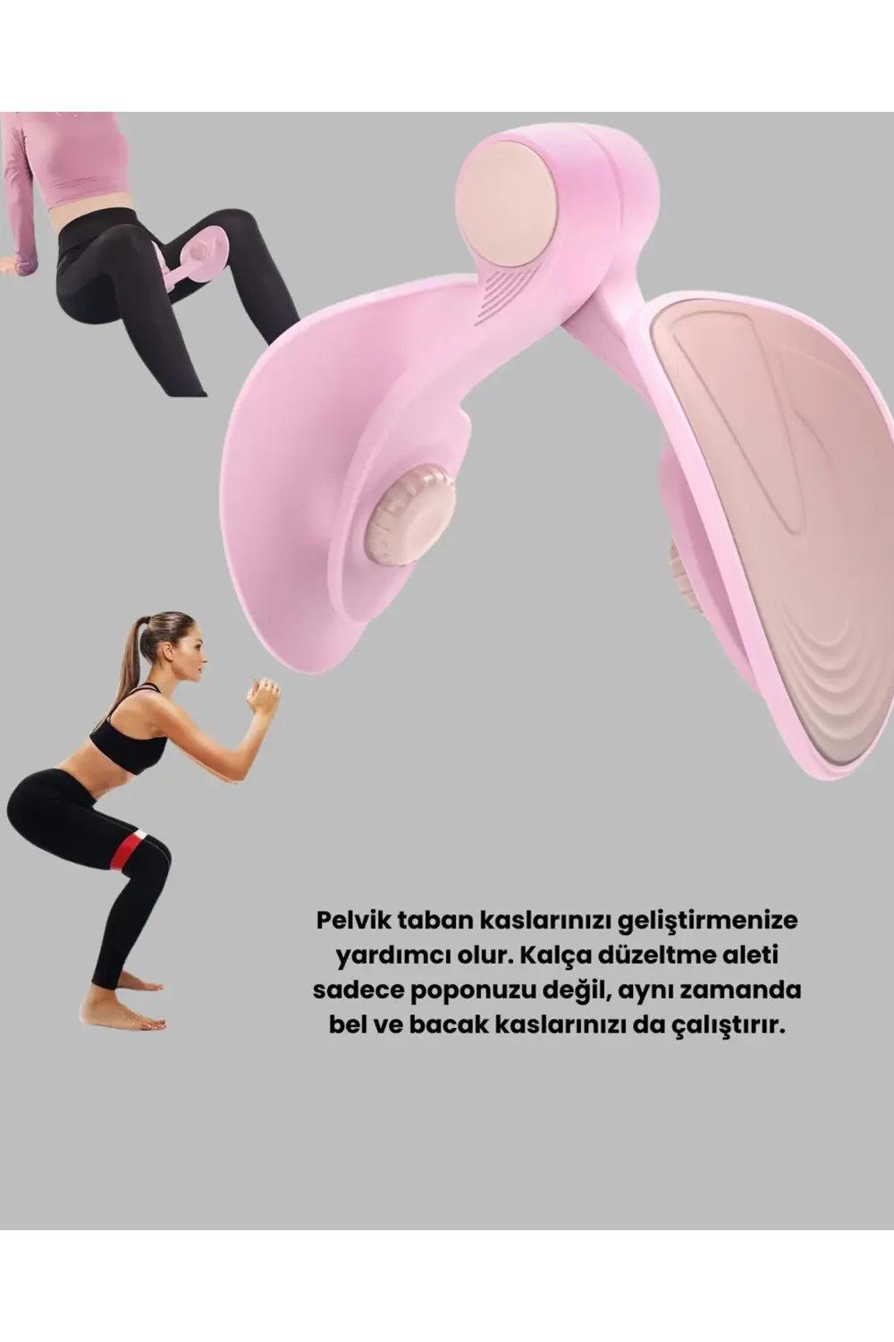 Taşınabilir Uyluk ve Kalça Egzersiz Aleti Kas Güçlendirici