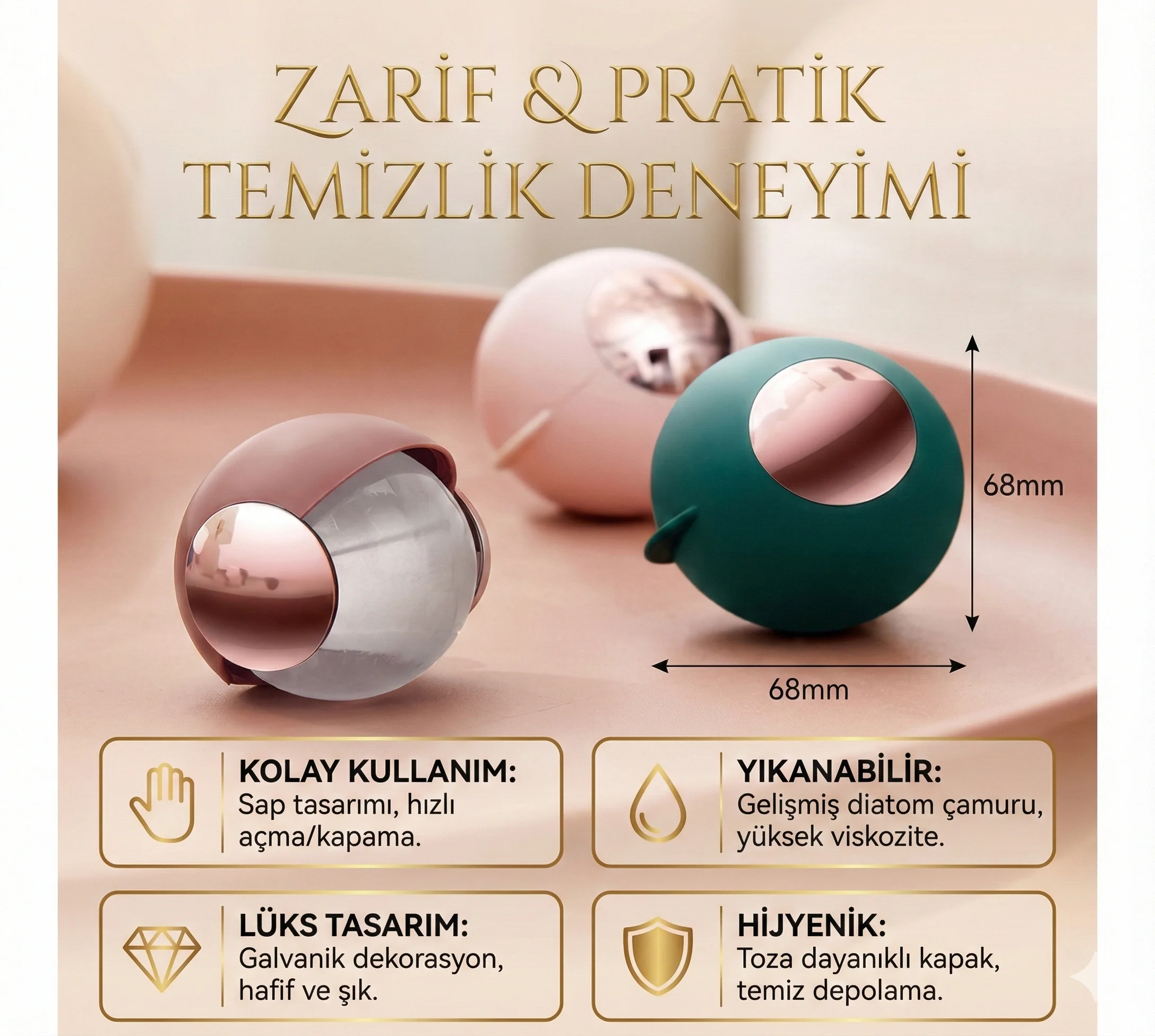 Taşınabilir Yıkanabilir Giysiler Yapışkan  Topu