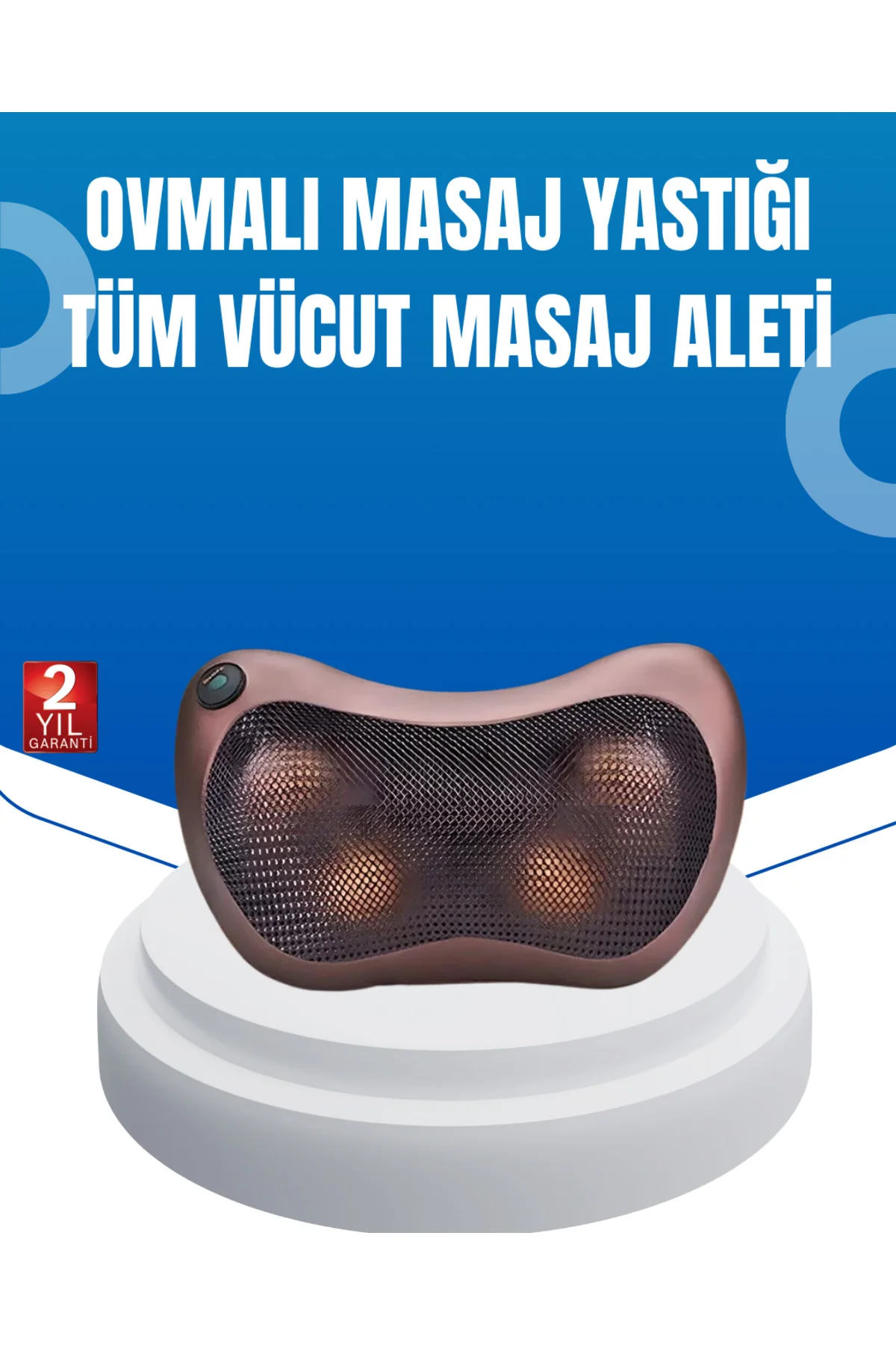 Taşınabilir Yoğurma Masaj Cihazı Boyun Bel Sırt Ayak - ayr3041-6261