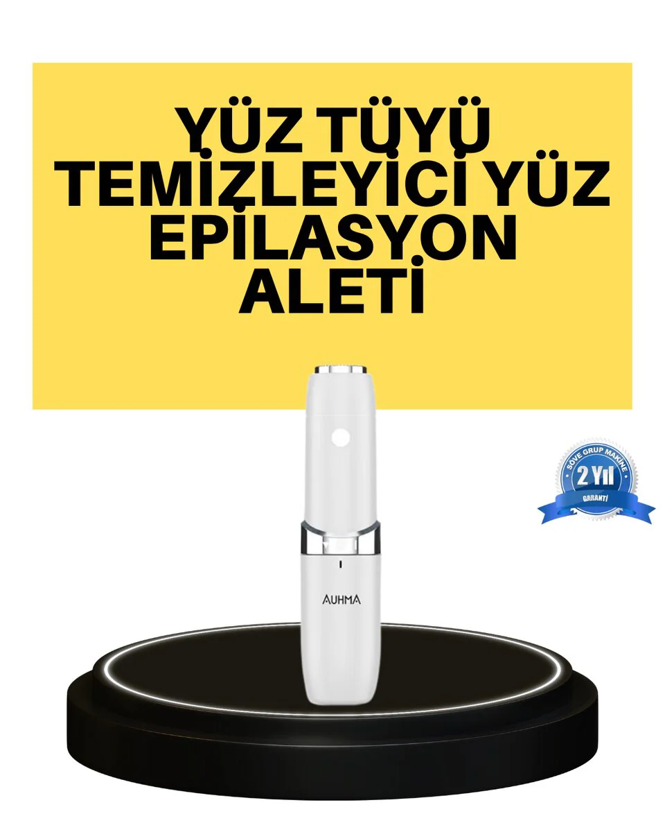 Taşınabilir Yüz Epilatörü - LED Işıklı Pürüzsüz ve Konforlu Epilasyon