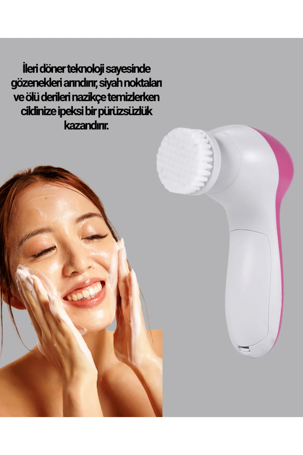 Taşınabilir Yüz Masaj Aleti – Cilt Yenileyici Leke ve Siyah Nokta