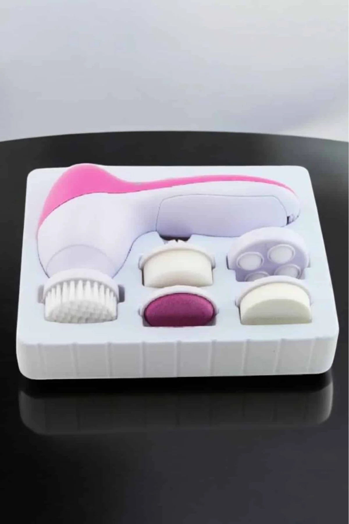 Taşınabilir Yüz Temizleme Cihazı Masaj Peeling Temizlik 5 Başlıkl