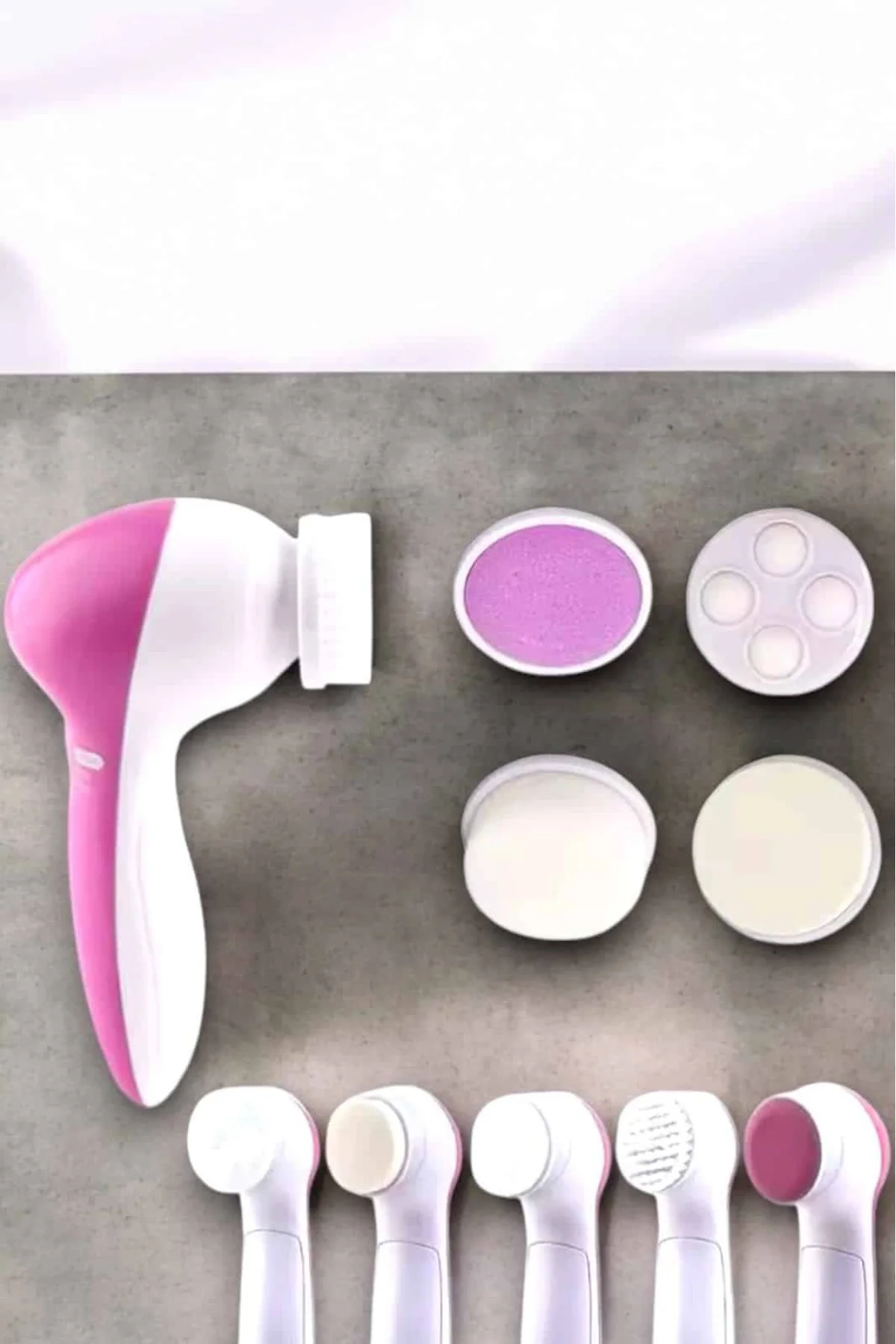 Taşınabilir Yüz Temizleme Cihazı Masaj, Peeling, Temizlik 5 Başlı