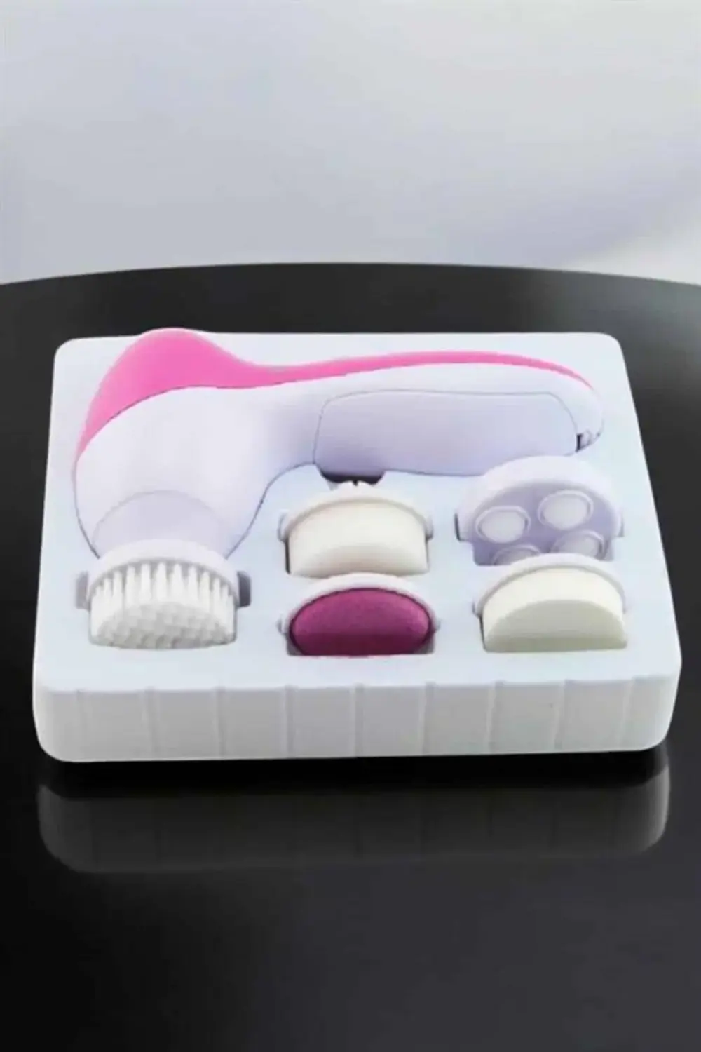 Taşınabilir Yüz Temizleme Cihazı Masaj Peeling Temizlik 5 Başlıkl