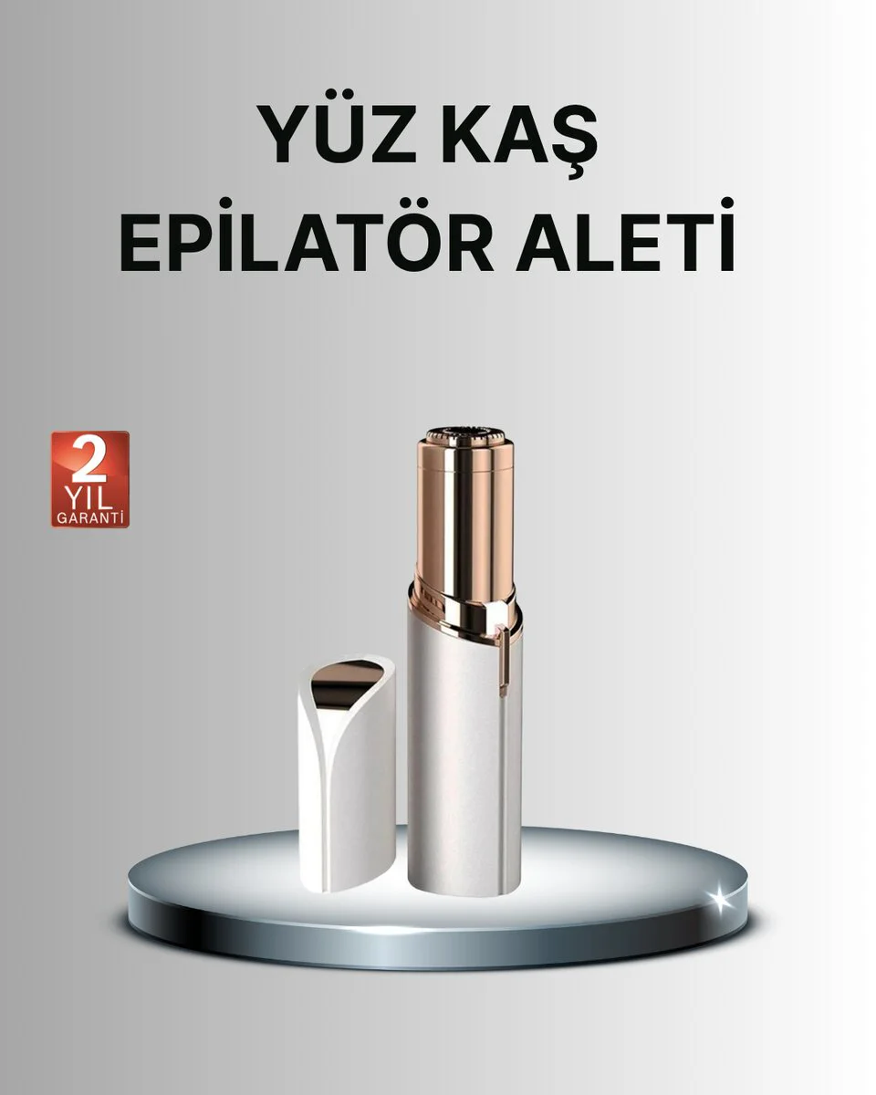 Taşınabilir Yüz ve Kaş Epilatörü – Acısız Tüy Temizleme ve Pürüzsüz Cilt İçin