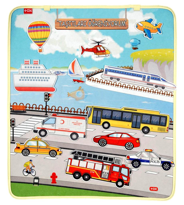 Taşıtları Öğreniyorum Keçe Cırtlı Duvar Panosu , Eğitici Oyuncak