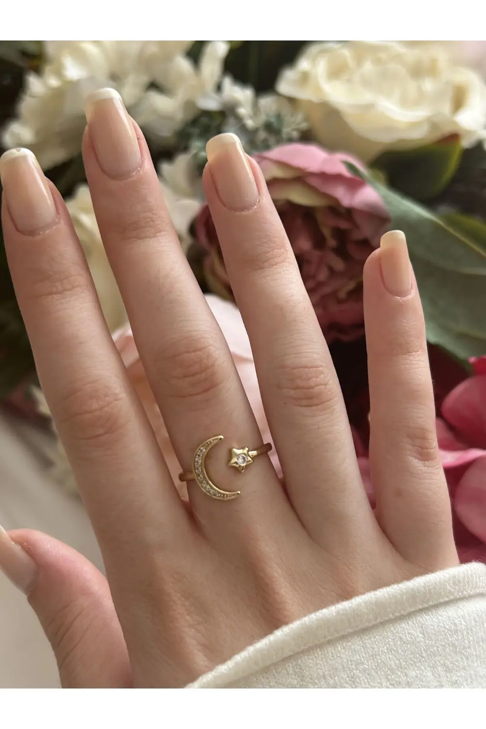 Atelier Emine Taşlı Ay Yıldız Yüzük