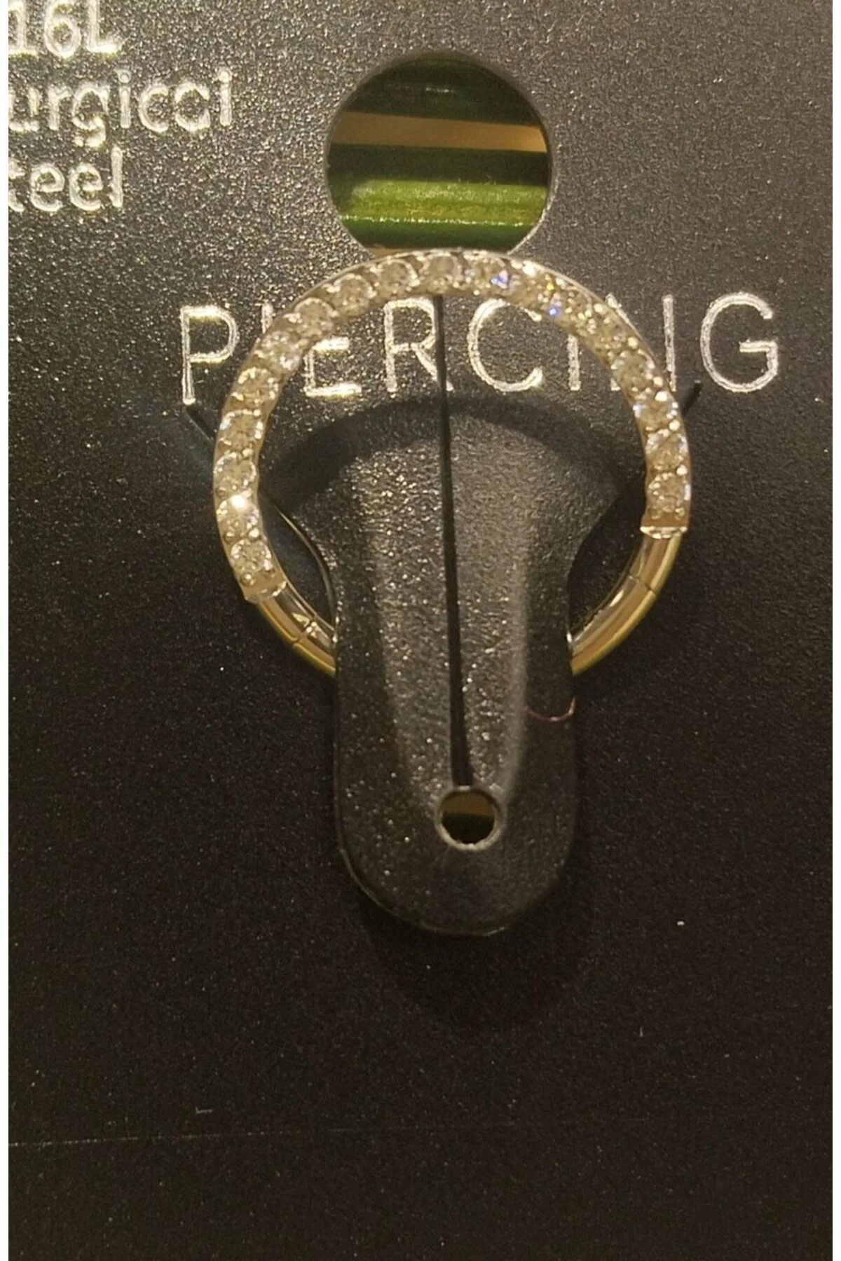 Taşlı Çelik Figürlü Pirsıng