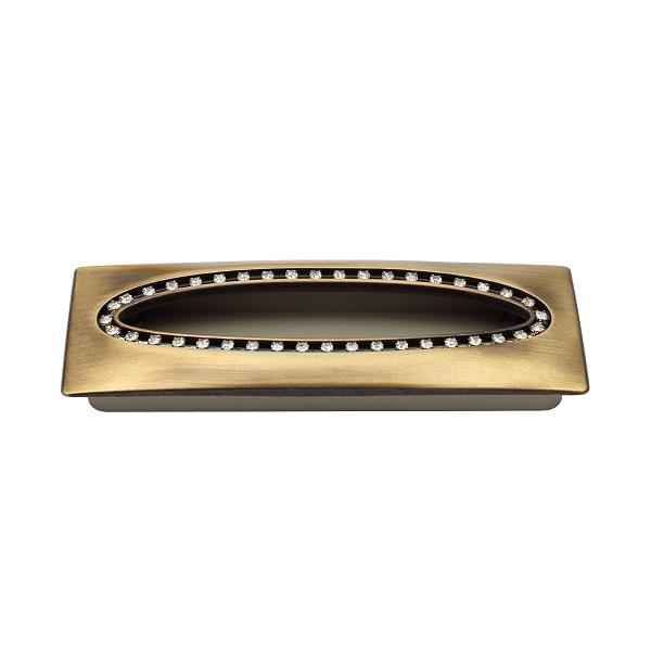 Taşlı Gömme Kulp 96mm Antik Taşlı Gömme Kulp 96mm Antik