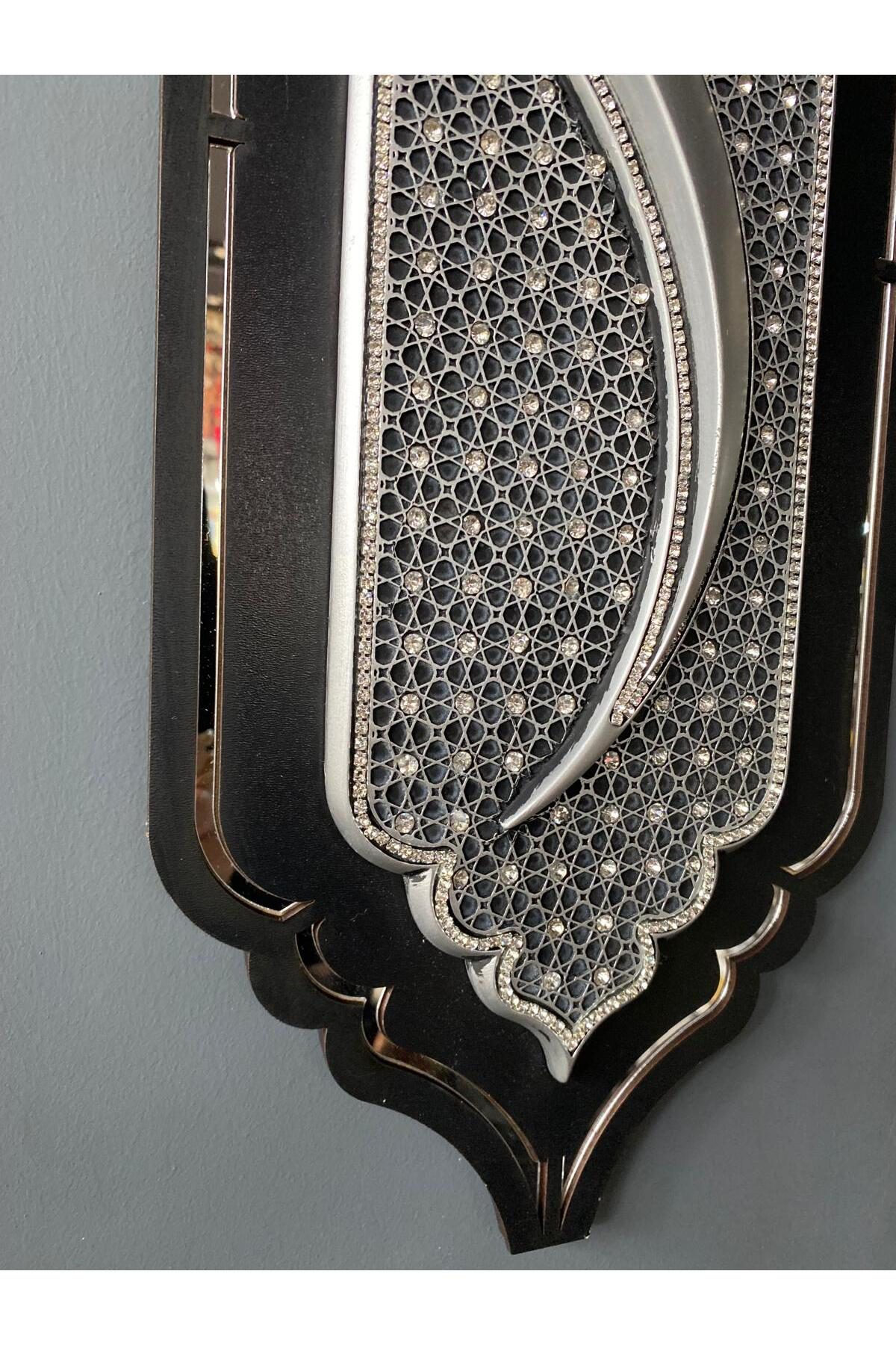 Elif Aksesuar Taşlı Mim Harfi Dekoratif Duvar Dekoru